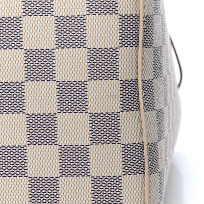 Louis Vuitton Damier Azur Braided Neonoe MM Peach Cream 18 of 19