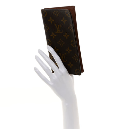 Louis Vuitton Monogram Porte Valeurs Checkbook Wallet 2 of 7