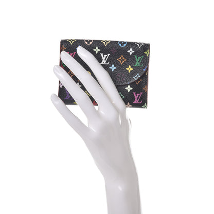 Louis Vuitton Monogram Multicolor Business Card Holder Black Grenade 2 of 8