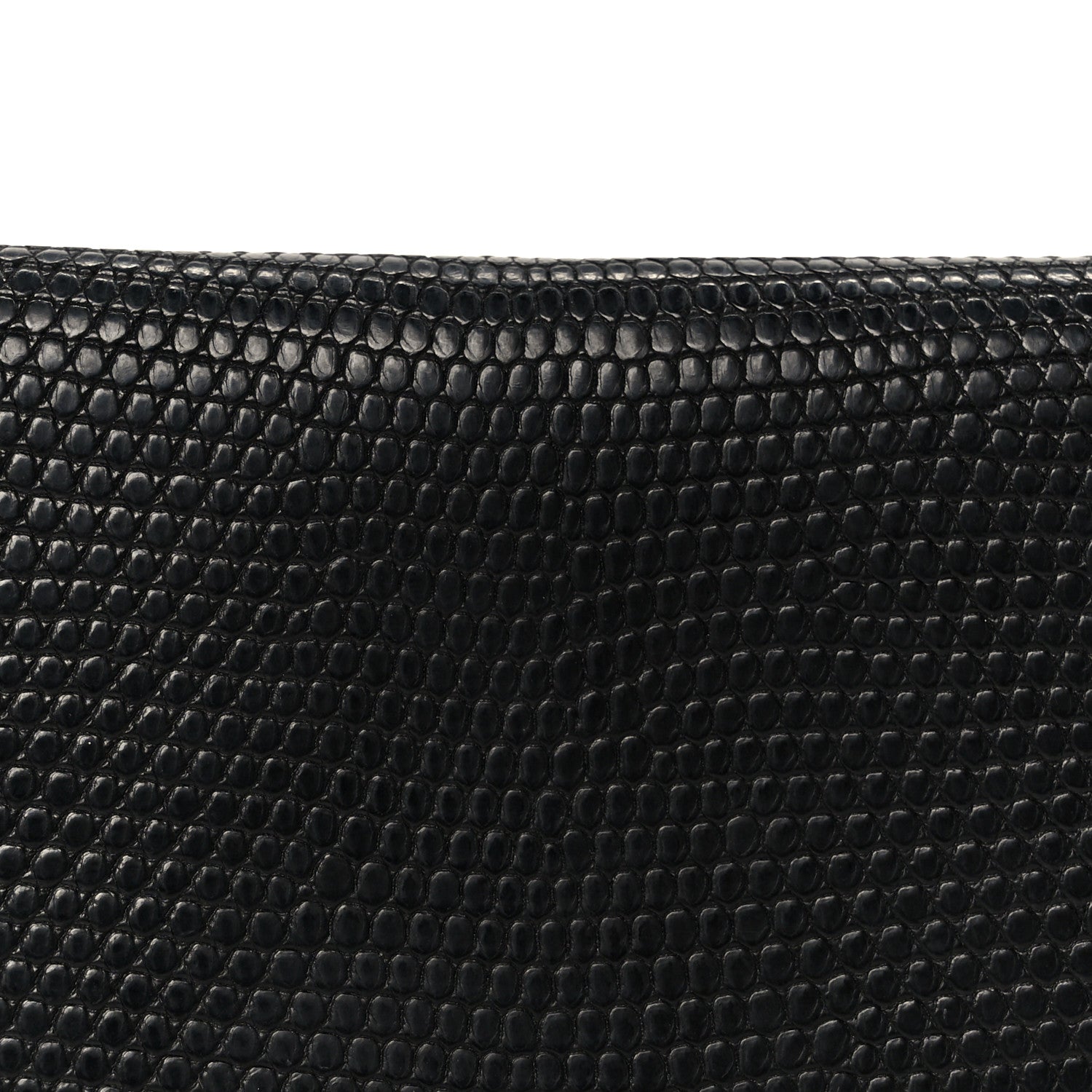 Hermes Lizard Calvi Card Case Black 7 of 7