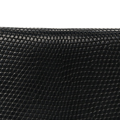 Hermes Lizard Calvi Card Case Black 7 of 7