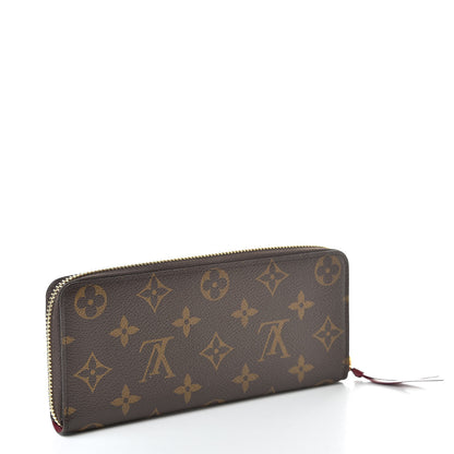 Louis Vuitton Monogram Clemence Wallet Fuchsia 3 of 8