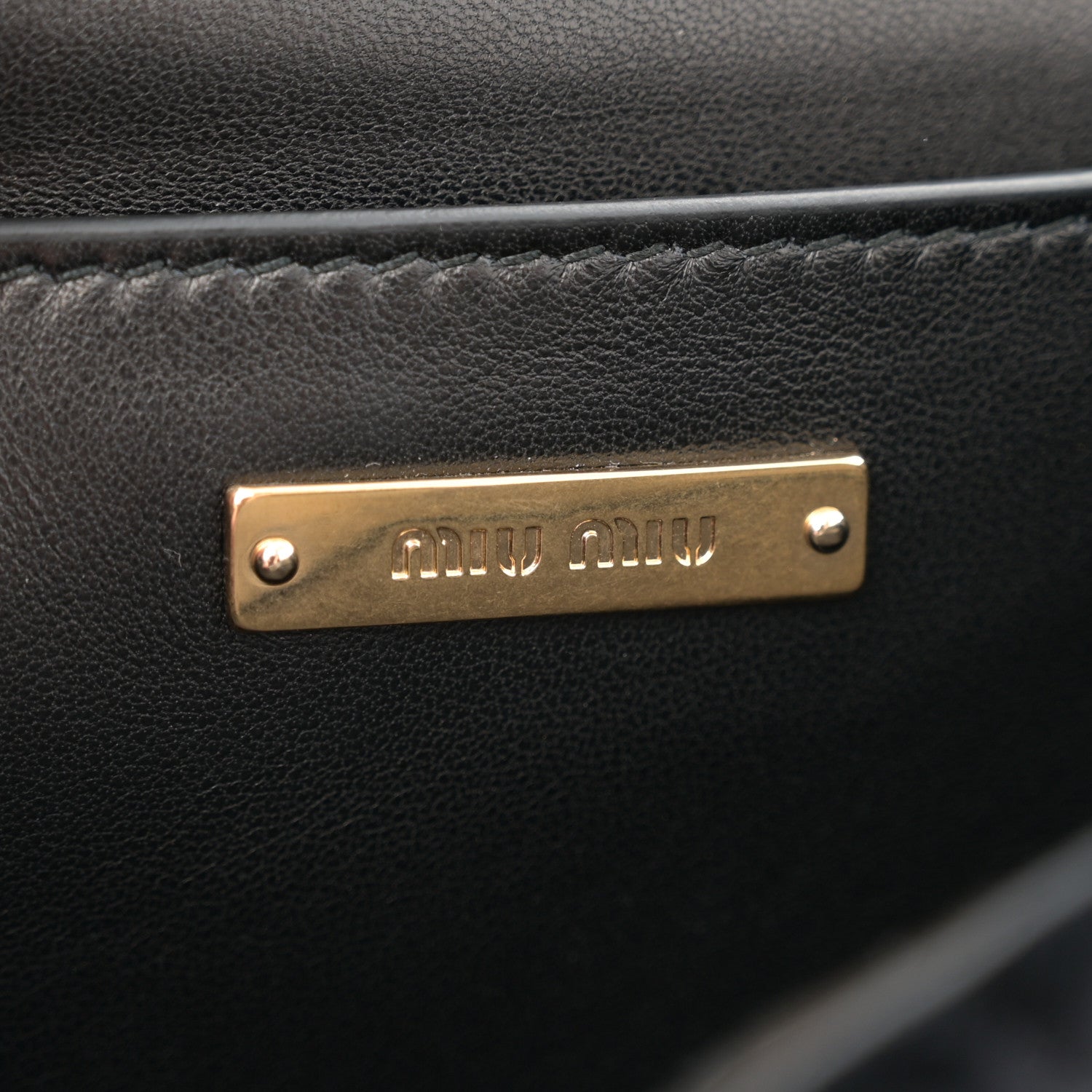 Miu Miu Velluto Crystal Embellished Shoulder Bag Black 6 of 12