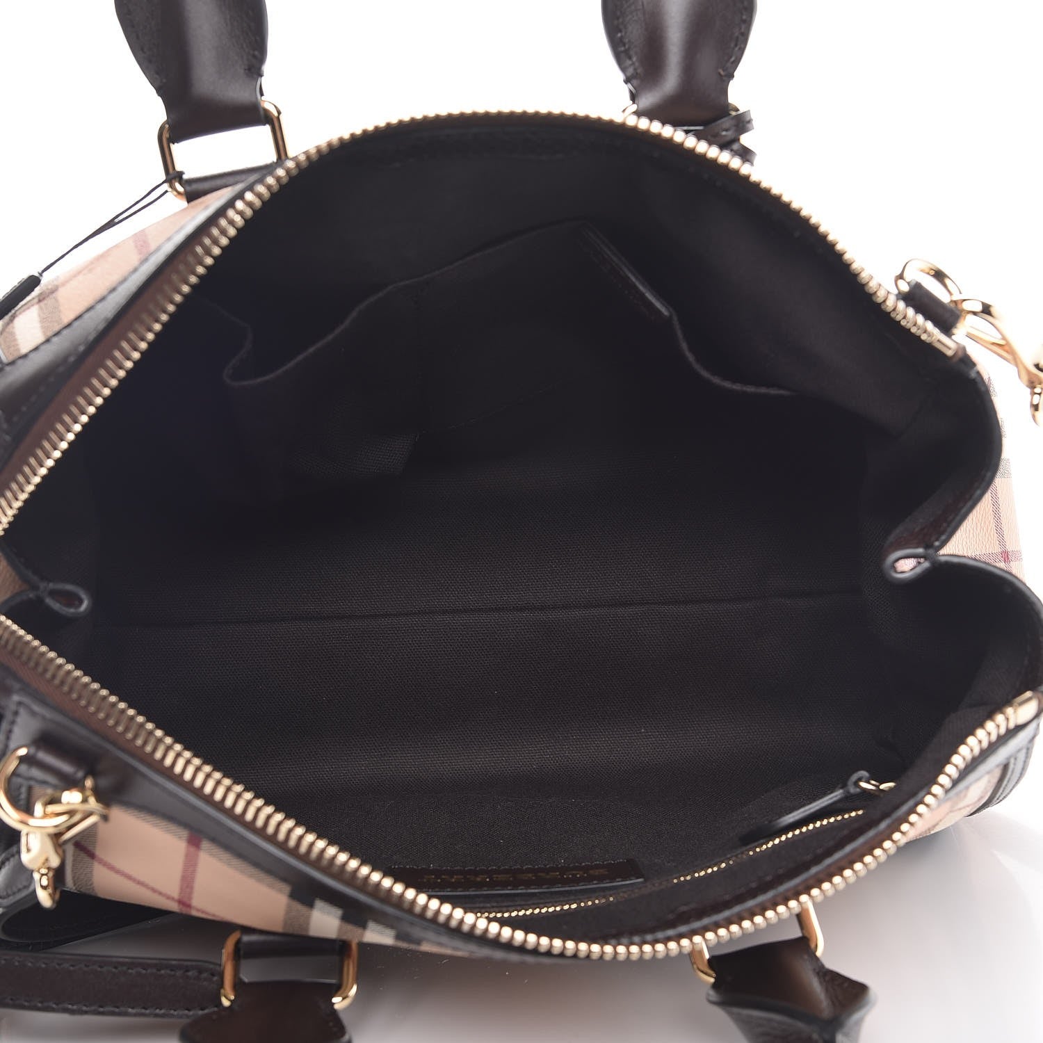 Burberry Haymarket Check Small Gladstone Chocolate 6 of 9