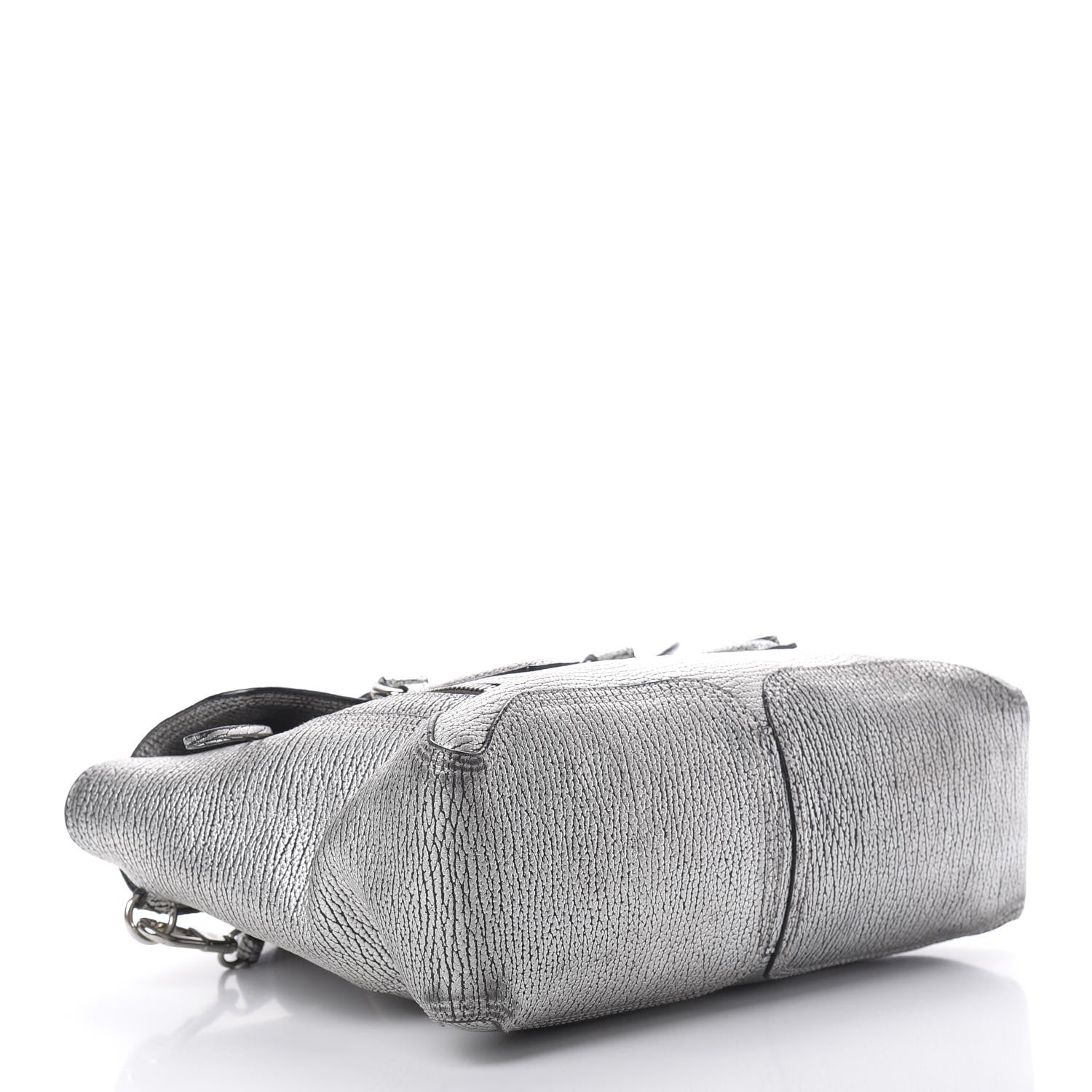 3.1 Phillip Lim 3.1 Textured Calfskin Medium Pashli Satchel Silver 4 of 16