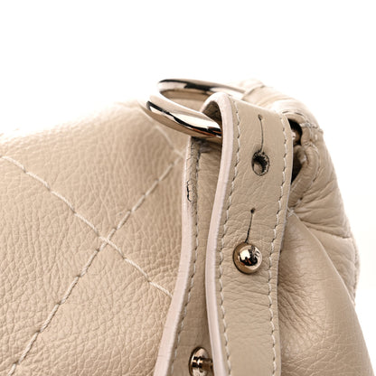 Chanel Glazed Calfskin XL On The Road Flap Ivory 15 of 15