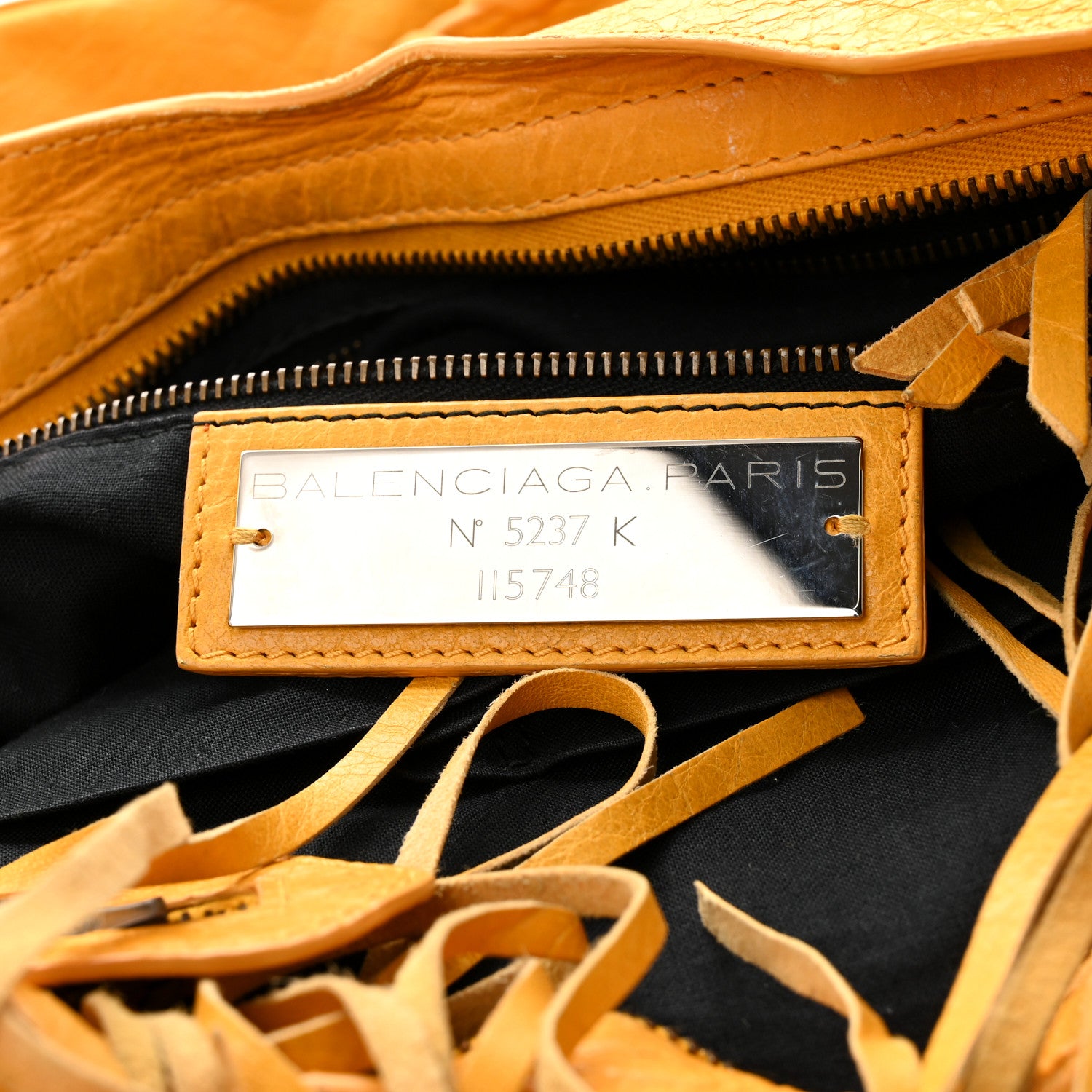 Balenciaga Agneau Classic Hardware City Jaune Moutarde 7 of 11