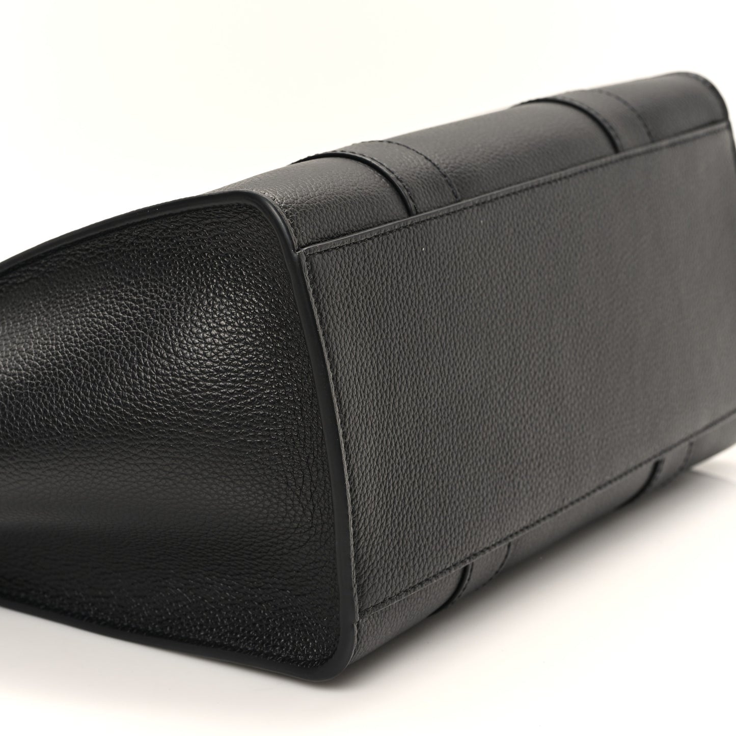 Classic Grain Small Bayswater Zip Tote Black