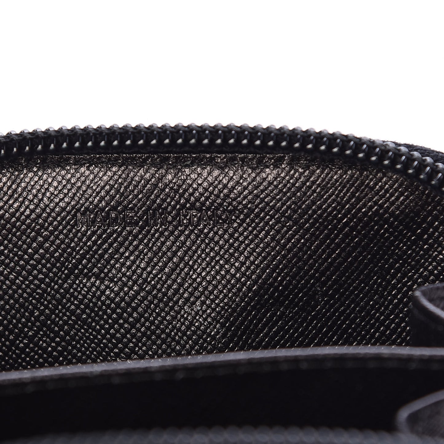 Saffiano Coin Purse Black