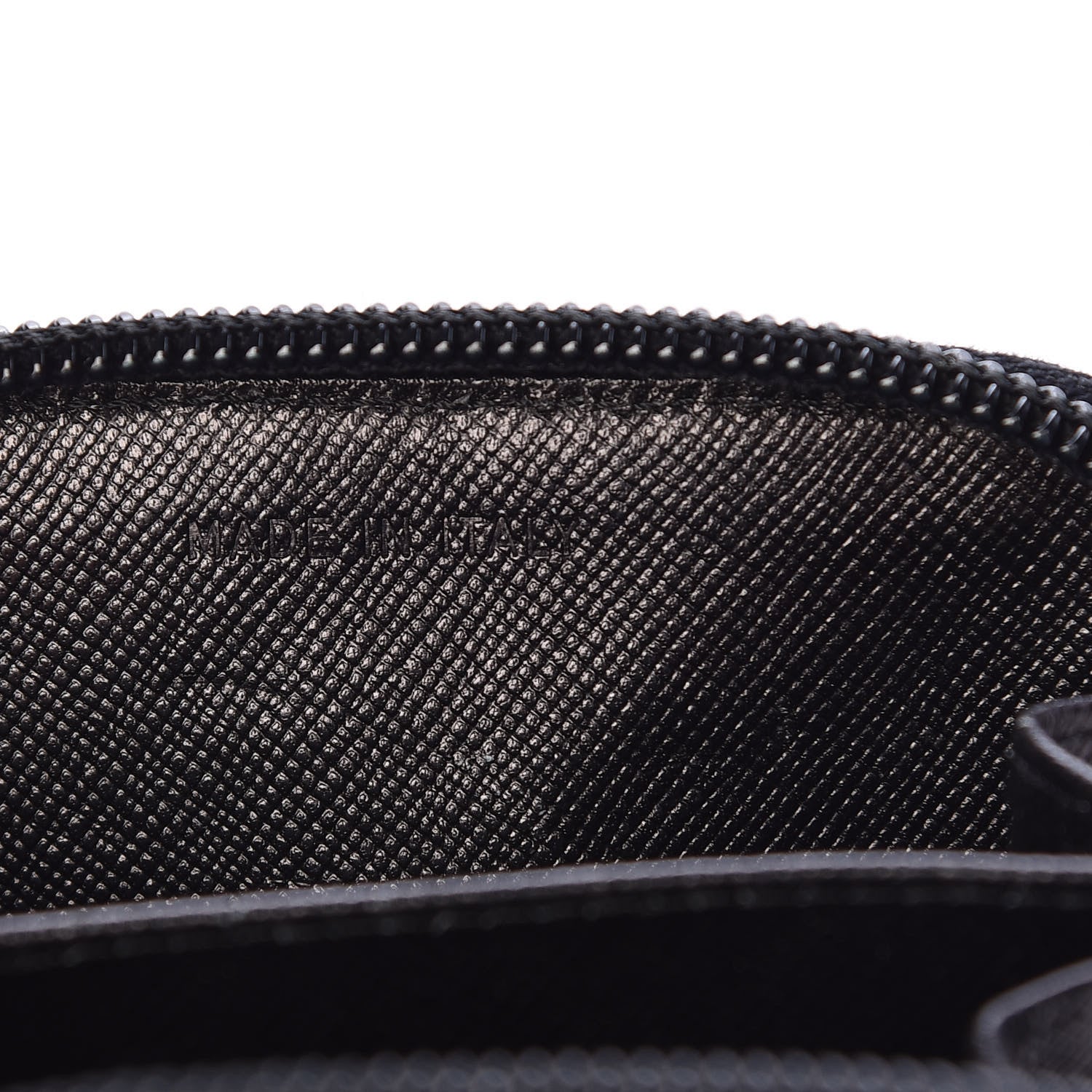 Prada Saffiano Coin Purse Black 7 of 9