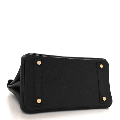 Hermes Togo Birkin 25 Black 4 of 12