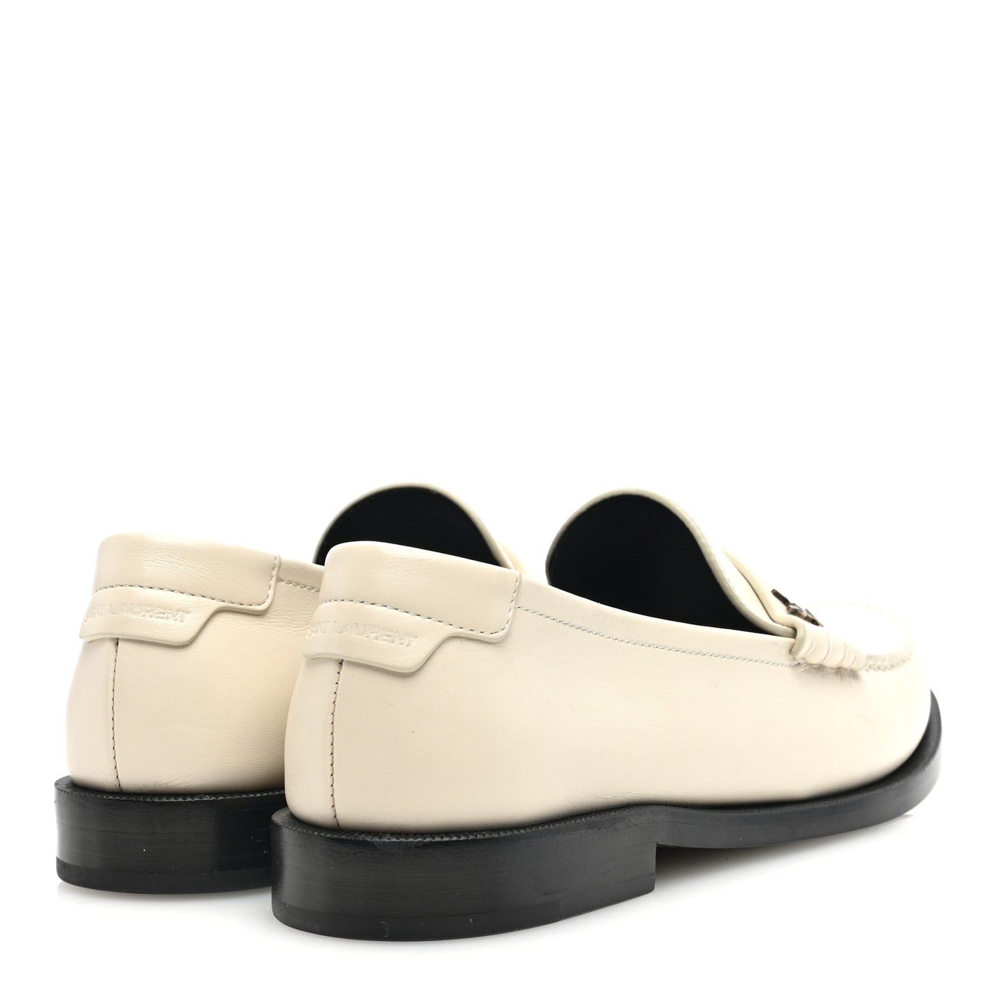 Calfskin Penny Loafers 38 Pearl
