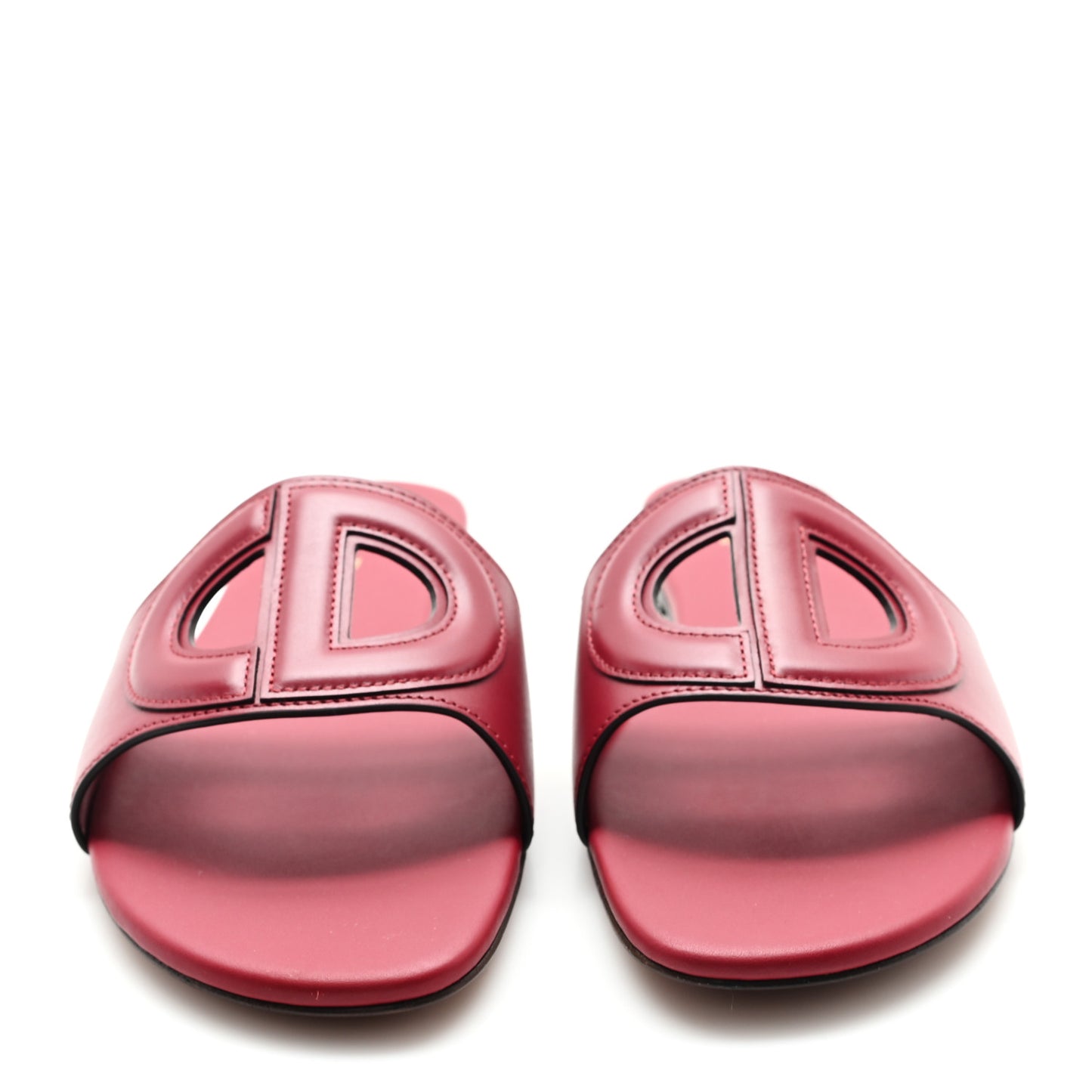 Lambskin Rubber Dioriviera Dioract Slide 35 White 40 Strawberry