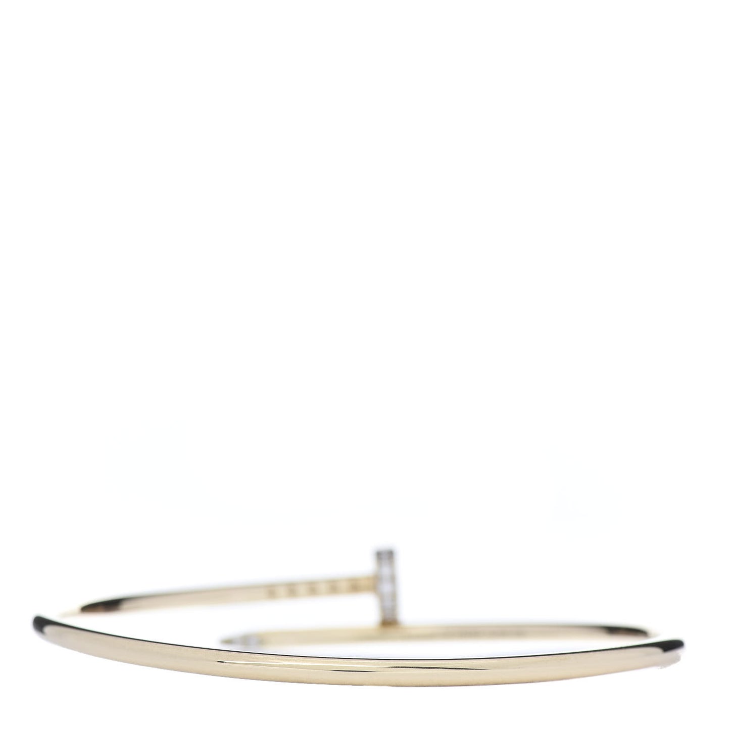 18K Yellow Gold Diamond Small Juste Un Clou Bracelet 16