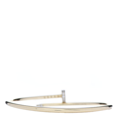 Cartier 18K Yellow Gold Diamond Small Juste Un Clou Bracelet 16 3 of 5