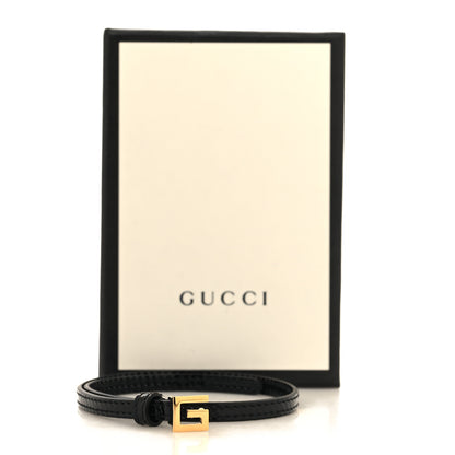 Gucci Patent G Buckle Choker Black 5 of 5