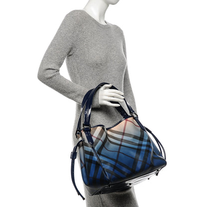 Burberry Nova Pop Degrade Small Bilmore Tote Jet Blue 2 of 6