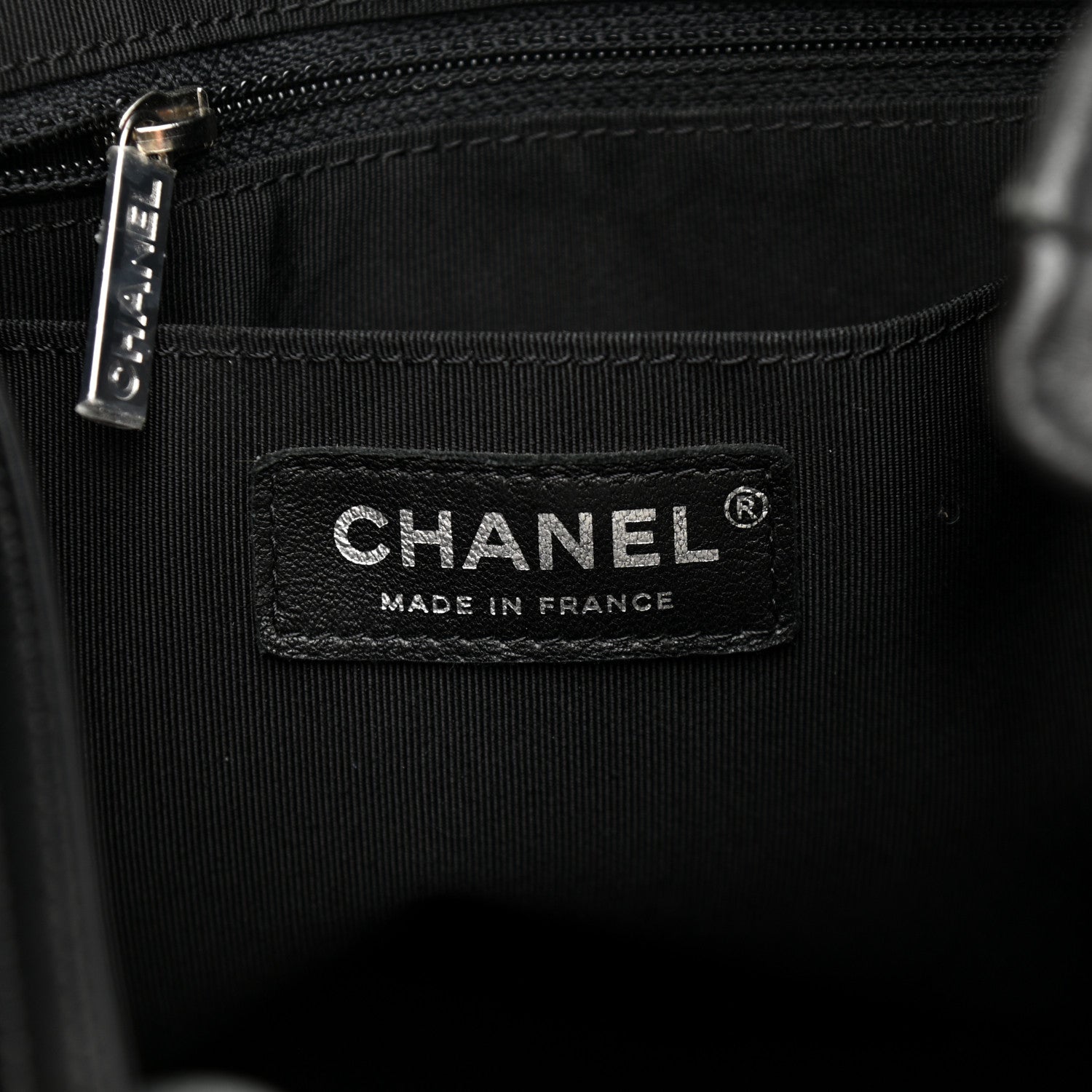 Chanel Lambskin Quilted CC Chain Bucket Bag Black 6 of 16