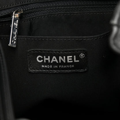 Chanel Lambskin Quilted CC Chain Bucket Bag Black 6 of 16