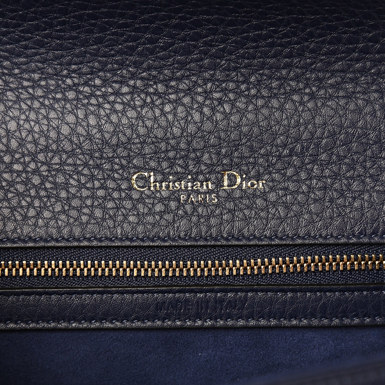 Christian Dior Grained Calfskin Small Diorama Flap Bag Indigo 6 of 9