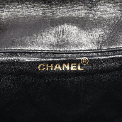 Chanel Lambskin Quilted Backpack Black 6 of 11
