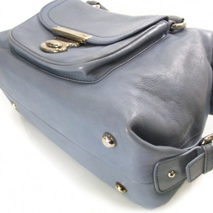 Marc Jacobs Leather Soft Satchel Cornflower 5 of 10