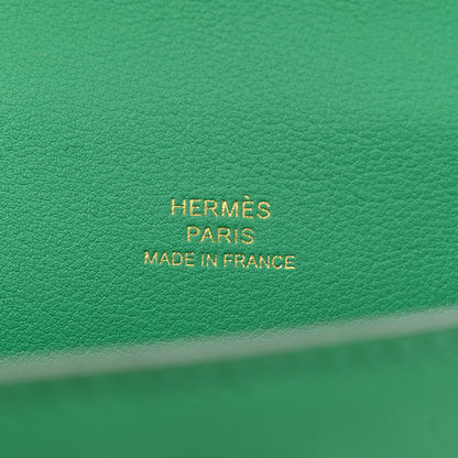 Hermes Swift Kelly Pochette Clutch Menthe 6 of 9