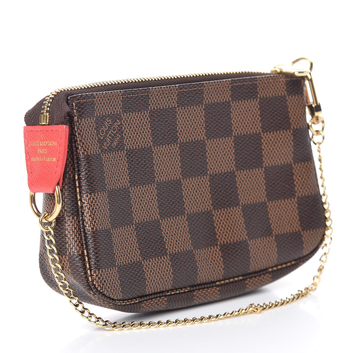 Damier Ebene 2016 Christmas Animation Mini Pochette Accessories