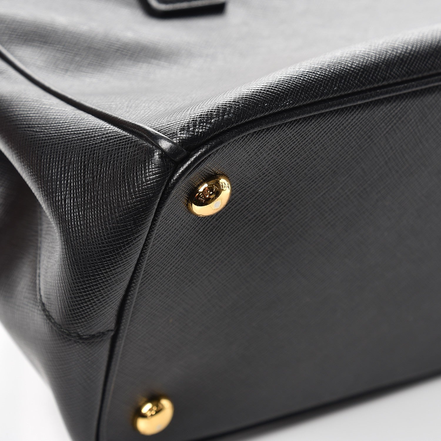 Prada Saffiano Small Galleria Double Zip Tote Black 9 of 11