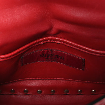 Valentino Garavani Patent Small Rockstud Spike Shoulder Bag Rosso Valentino 6 of 8