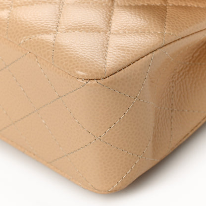 Chanel Caviar Quilted Small Double Flap Beige 9 of 10