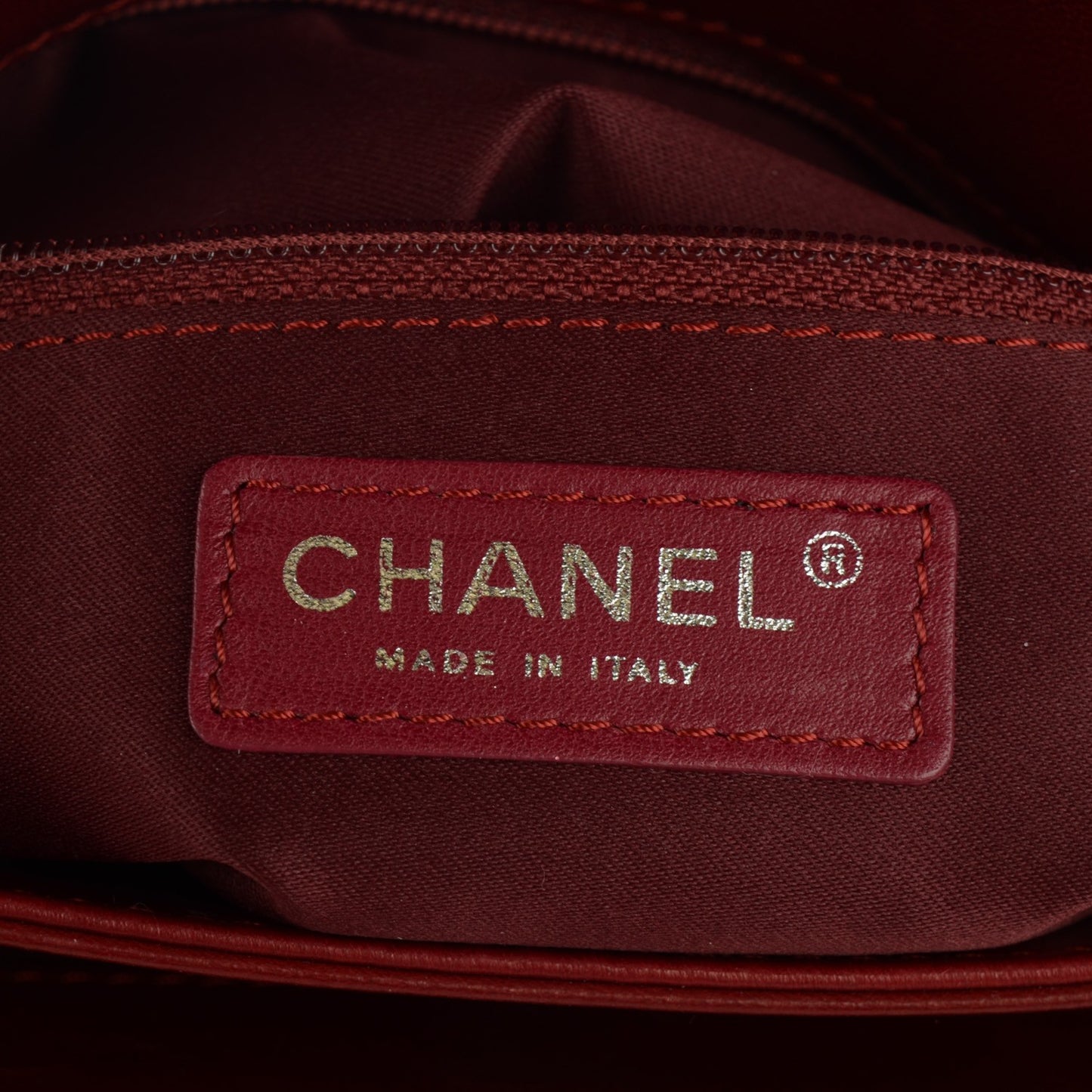 Lambskin Quilted Large 3 Flap Red