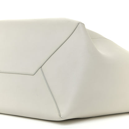 Celine Calfskin Clasp Horizontal Cabas White 6 of 20