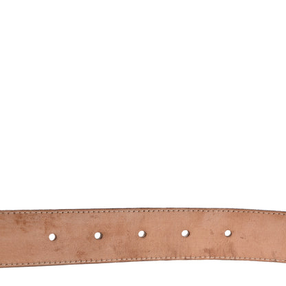Gucci Guccissima Interlocking G Belt 80 32 Chocolate 3 of 5
