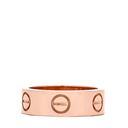 Cartier 18K Pink Gold 5.5mm LOVE Ring 47 4 3 of 4