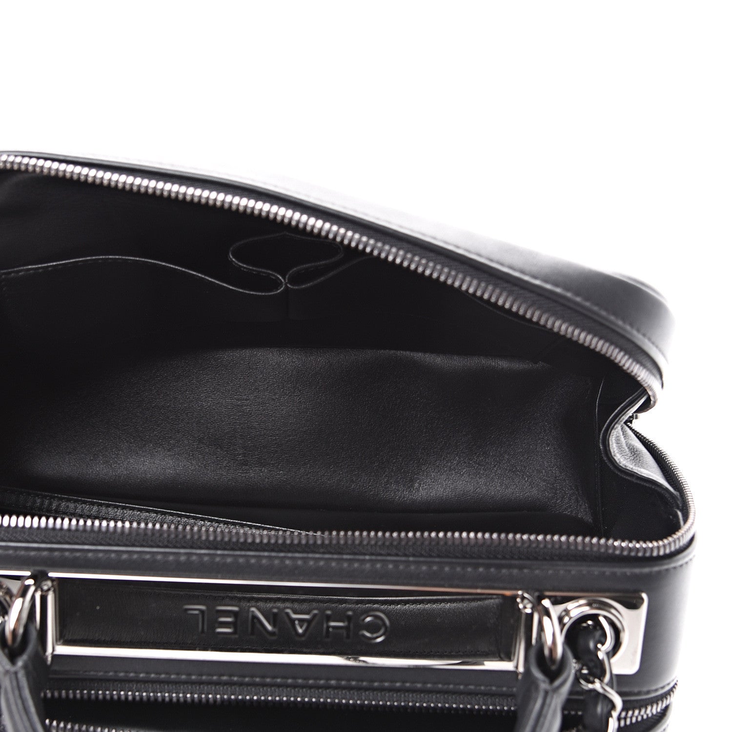 Chanel Calfskin Small Trendy CC Bowling Bag Black 5 of 11