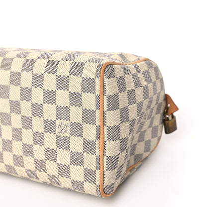 Louis Vuitton LOUIS VUITTON Damier Azur Speedy 25 8 of 8