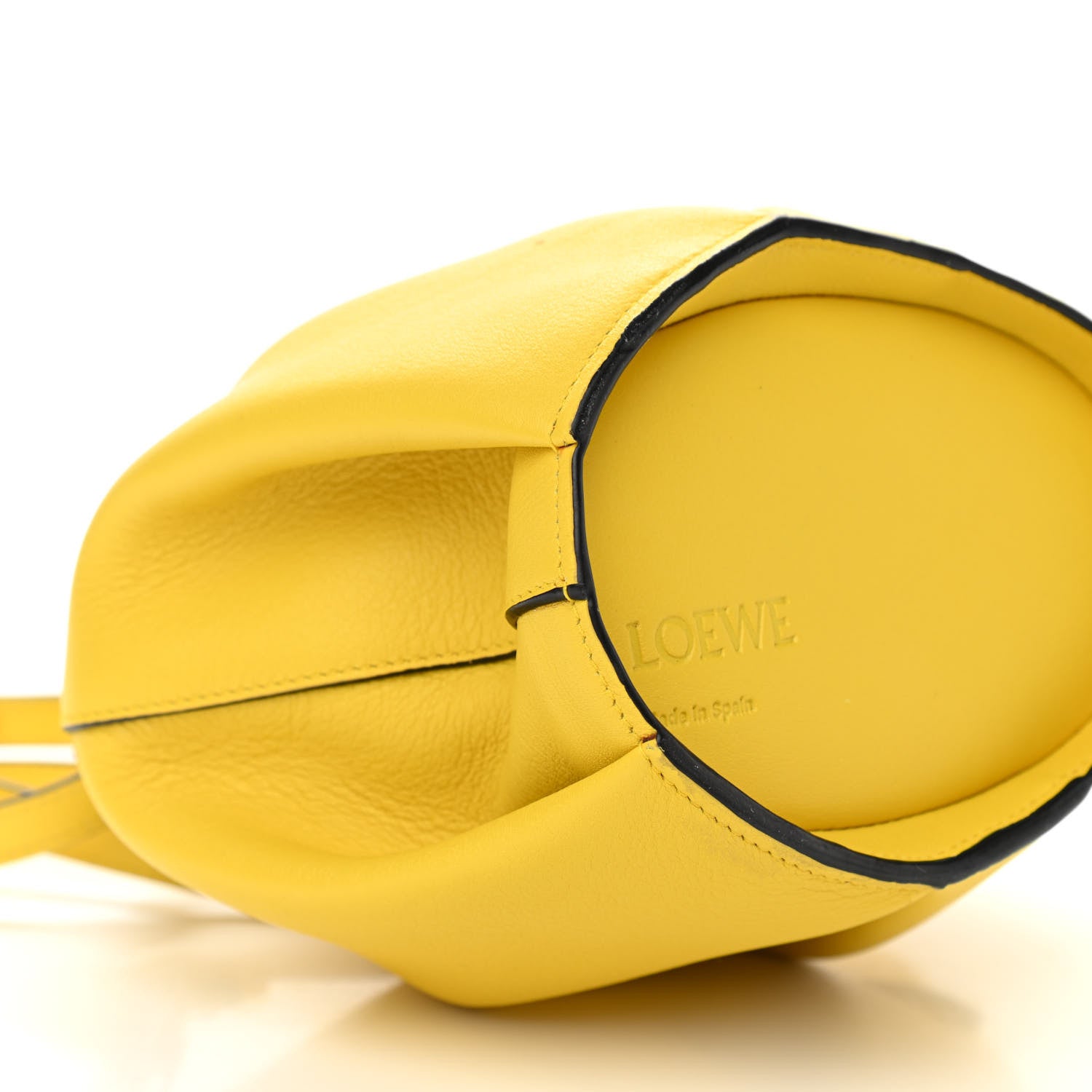 Loewe Calfskin Mini Elephant Crossbody Bag Yellow 8 of 12
