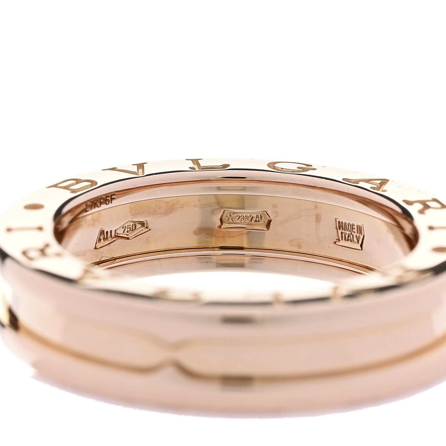 18K Rose Gold B.Zero1 One-Band Ring 49 5