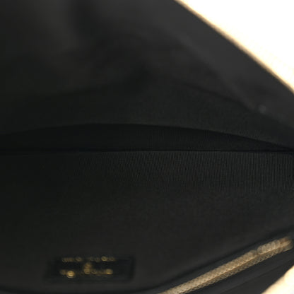 Chanel Caviar Quilted Mademoiselle Vintage Large Zip Pouch Black 5 of 9
