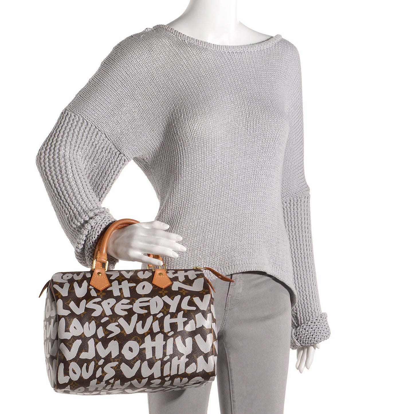 Monogram Graffiti Speedy 30 Silver