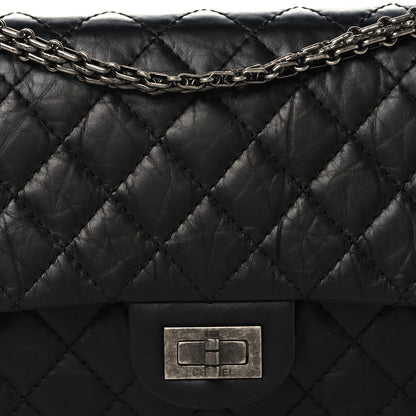 Chanel Aged Calfskin Quilted 2.55 Reissue 225 Flap Black 8 of 10