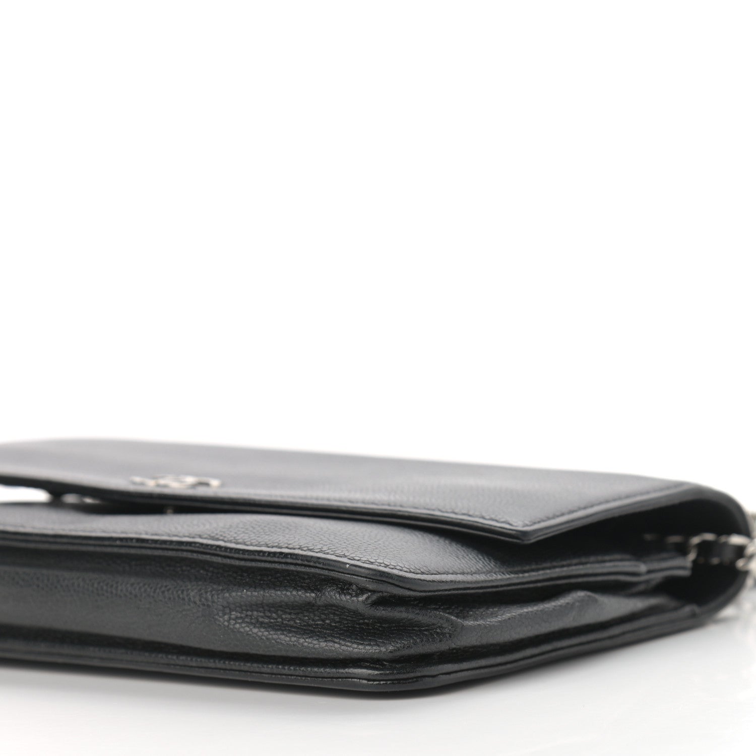 Chanel Caviar Sevruga Wallet On Chain WOC Black 11 of 13