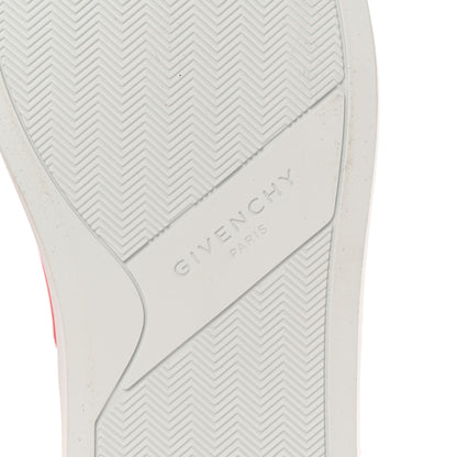 Givenchy Calfskin Band Logo Mens Urban Street Sneakers 37 White Red 7 of 11