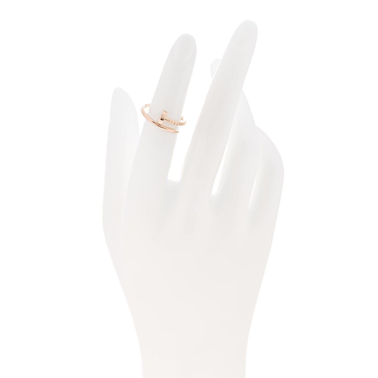 18K Pink Gold Small Juste Un Clou Ring 48 4.5