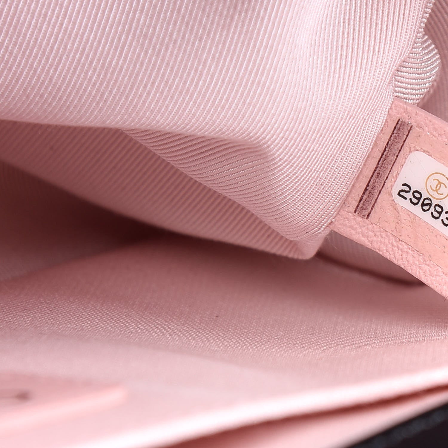 Chanel Calfskin Pearl Chevron Medium Boy Flap Black 7 of 10