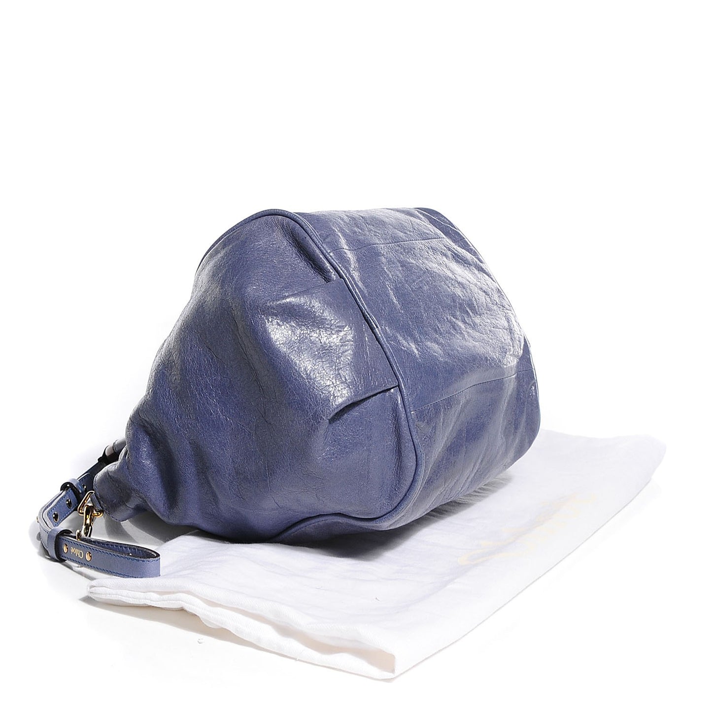 Calfskin Medium Ethel Satchel Blue