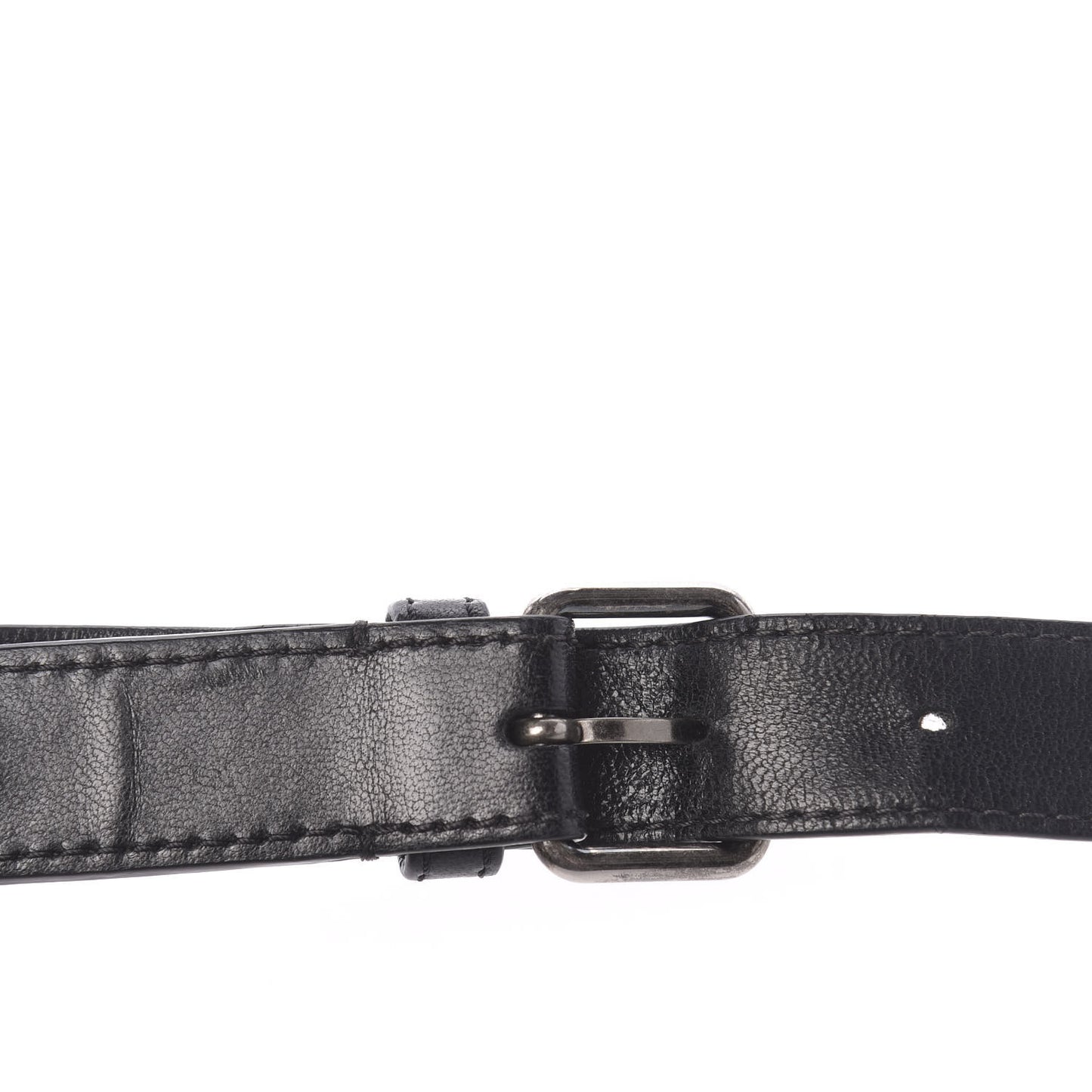 Lambskin Quilted Banane Waist Bag Fanny Pack Black