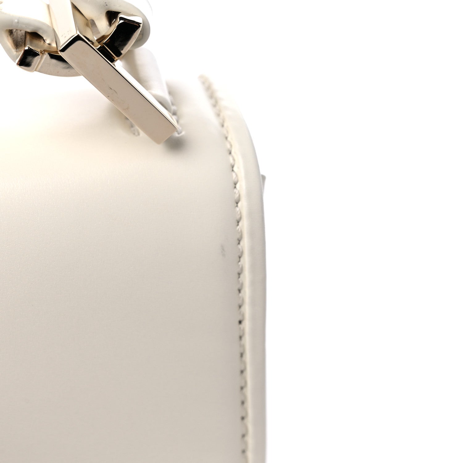 Valentino Garavani Smooth Calfskin Small VLogo Shoulder Bag White 9 of 9