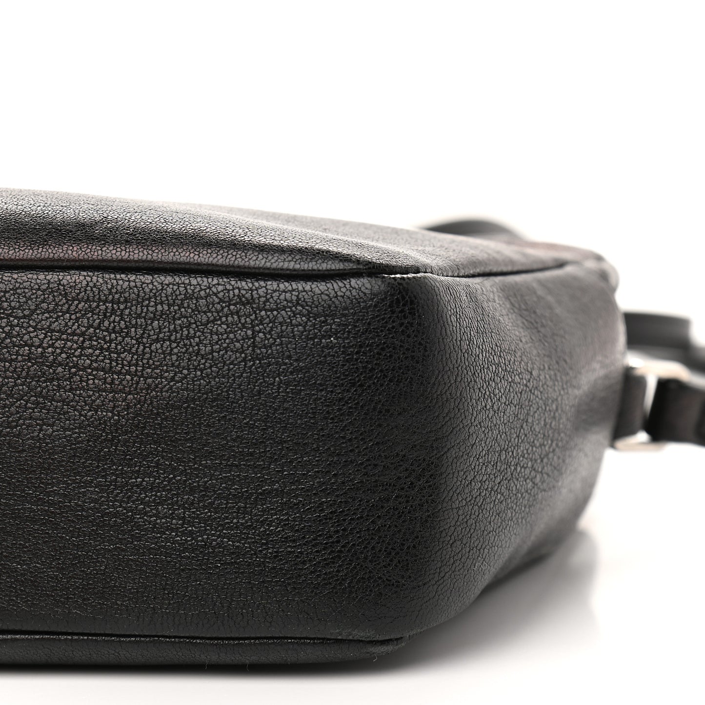 Lambskin Monogram Small Lou Camera Bag Black